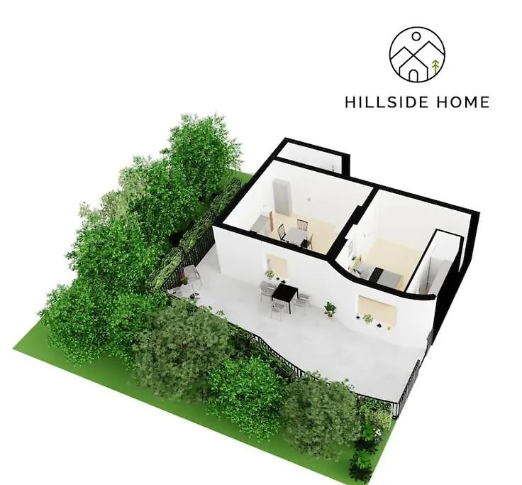 شقة Cozy Hillside Home In Budapest With Patio